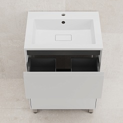 Style Line Тумба под раковину Лима 60 Plus эмаль белая матовая – фотография-6